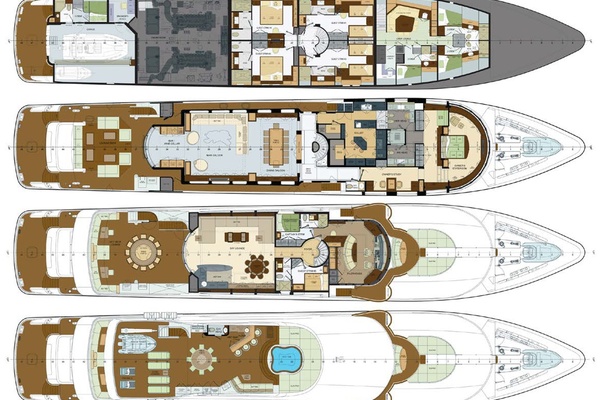 Champagne Seas 164ft Trinity Yachts Yacht For Sale