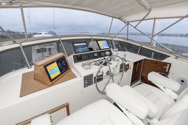 Great Karma 63ft Hatteras Yacht For Sale