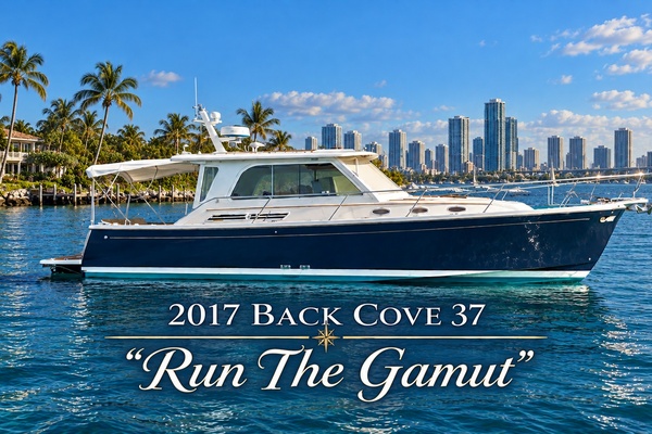 RUN THE GAMUT 37ft Back Cove Yacht For Sale