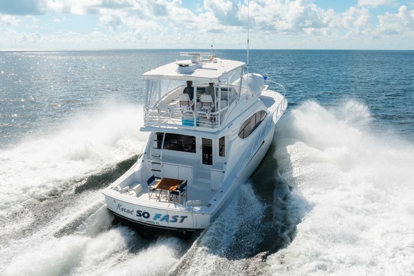 Knot So Fast 54ft Hatteras Yacht For Sale