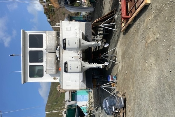 1985 Custom 40 Aluminum Barge