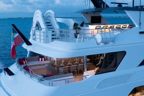 NO BAD IDEAS 160ft Trinity Yachts Yacht For Sale