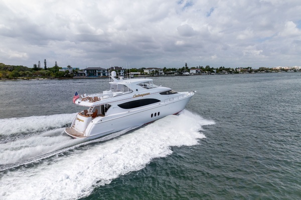 OUTRAGEOUS 80ft Hatteras Yacht For Sale