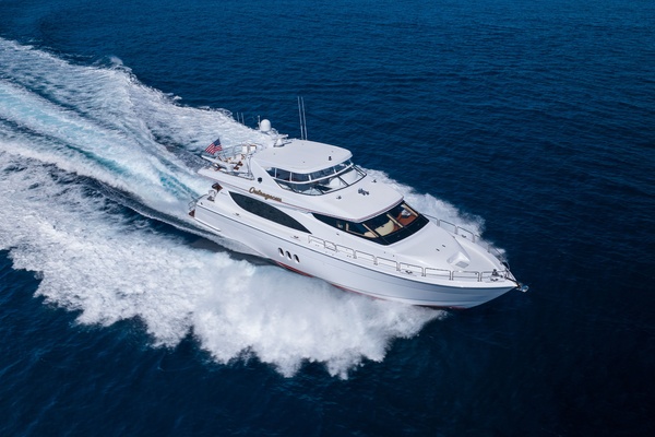 OUTRAGEOUS 80ft Hatteras Yacht For Sale