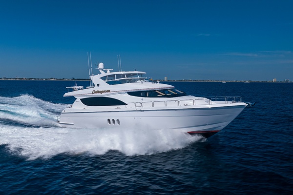 OUTRAGEOUS 80ft Hatteras Yacht For Sale