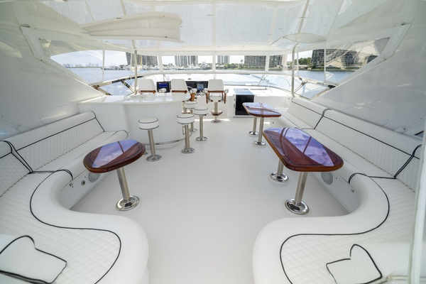 OUTRAGEOUS 80ft Hatteras Yacht For Sale