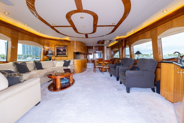 OUTRAGEOUS 80ft Hatteras Yacht For Sale