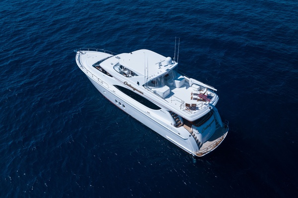 OUTRAGEOUS 80ft Hatteras Yacht For Sale