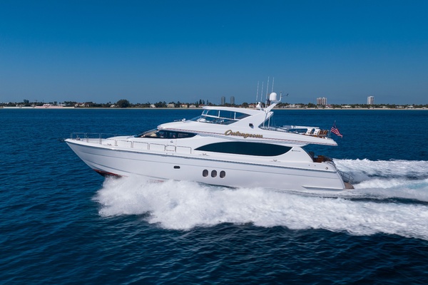 OUTRAGEOUS 80ft Hatteras Yacht For Sale