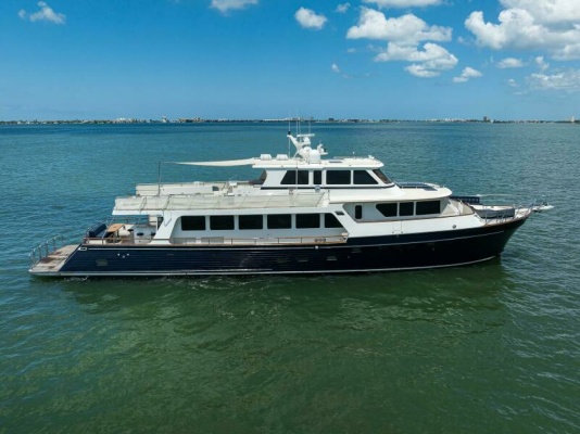 On Deck Master 97ft Marlow Yacht For Sale