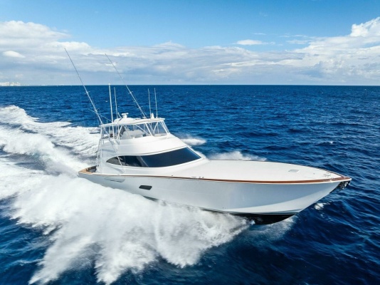Team Harvey  82ft Viking Yacht For Sale
