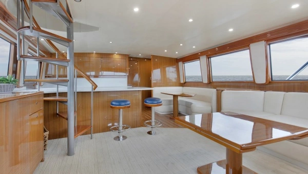 Photo of the 2007 Viking 74 Enclosed Bridge "Never Settle"