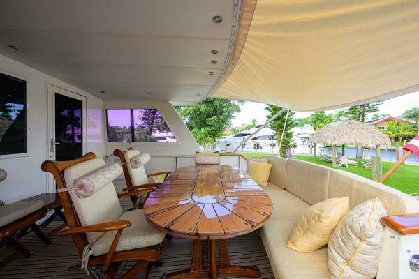 FOREVER YOUNG 78ft Hatteras Yacht For Sale