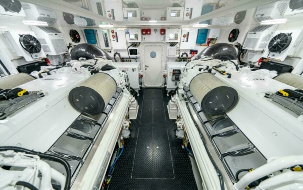 Viking 82 Convertible - Engine Room