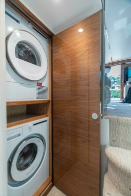 Viking 54 Convertible - Laundry Closet