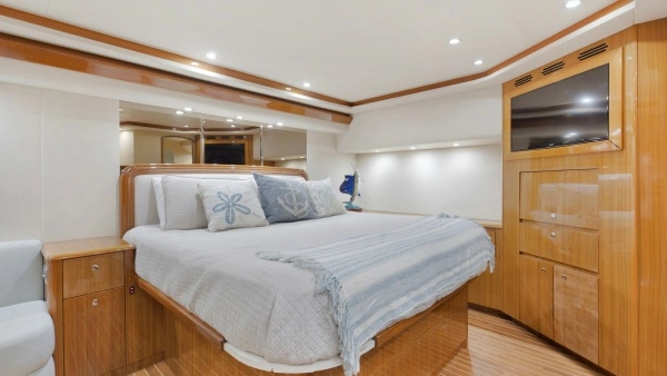 Photo of the 2007 Viking 74 Enclosed Bridge "Never Settle"