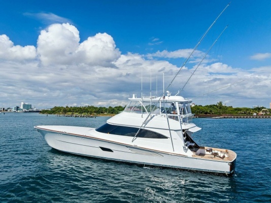 Team Harvey  82ft Viking Yacht For Sale