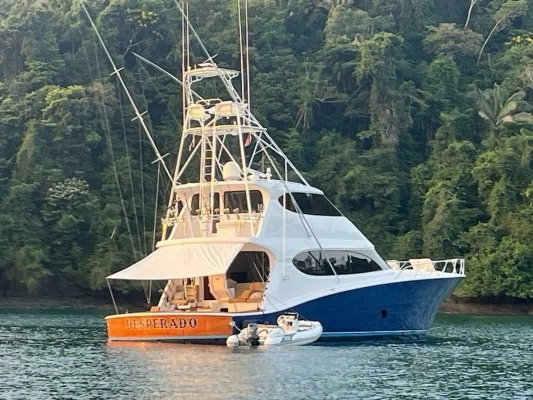 Photo of the 2008 Hatteras 77 Enclosed Bridge "Desperado"