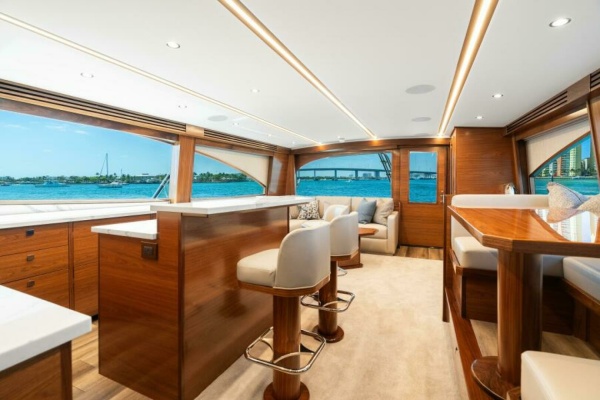 Viking 74 Convertible - Galley