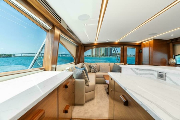 Viking 74 Convertible - Galley