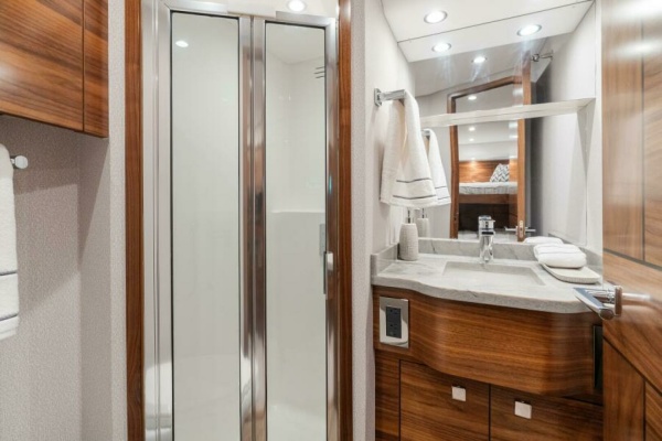 Viking 74 Convertible - Crew Stateroom Ensuite Head