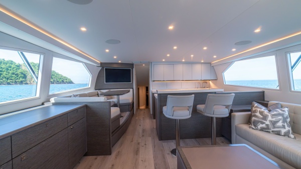 Fish Tank 64ft Viking Yacht For Sale
