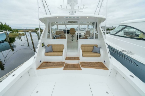 Viking 54 Sport Coupe - Mezzanine and Cockpit