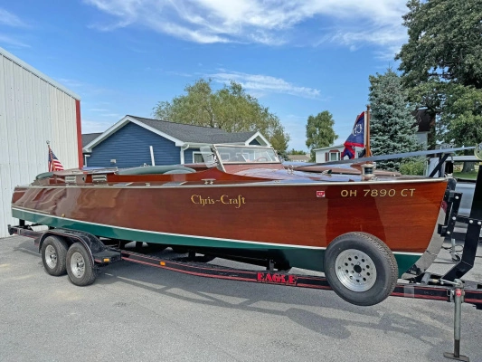 26-ft-Chris-Craft-1929-26 Upswept Triple Cockpit-The Paragon Clayton New York United States  yacht for sale