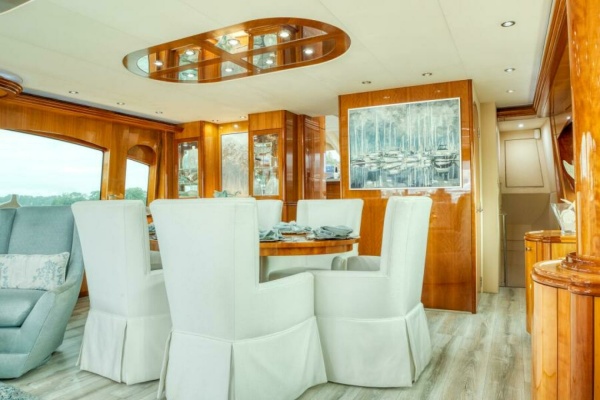 MAJESTIK 80ft Hatteras Yacht For Sale