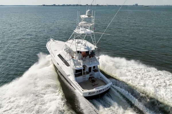 Reel Hook Up 60ft Hatteras Yacht For Sale