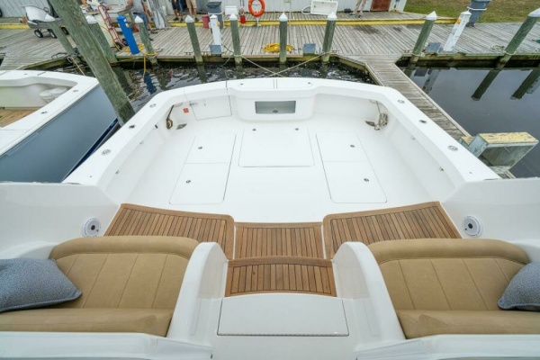 Viking 54 Sport Coupe - Mezzanine and Cockpit