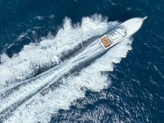 Viking 54 Sport Tower - Exterior Running Shot