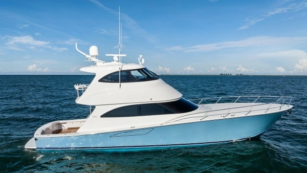 62-ft-Viking-2018-62 Enclosed Bridge-Joan's Boys Anna Maria Florida United States  yacht for sale