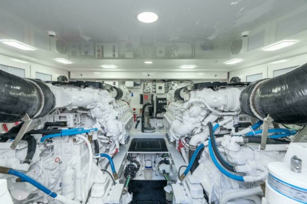 Viking 54 Sport Tower - Engine Room