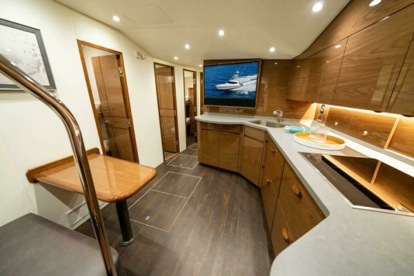 Viking 54 Open - Galley/Salon