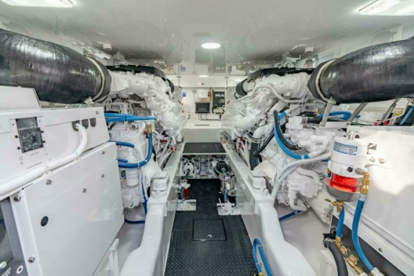 Viking 54 Convertible - Engine Room