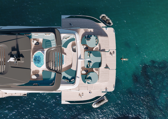 GEMINI 128ft Custom Yacht For Sale