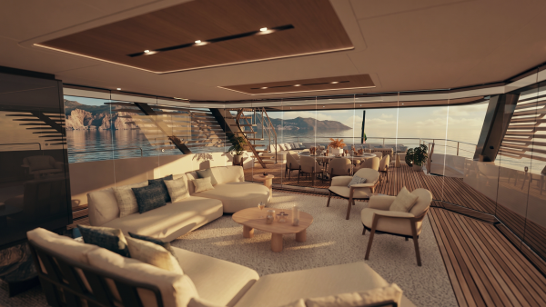 LOUNGE 40 131ft Antonini Navi Yacht For Sale