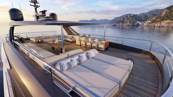 LOUNGE 40 131ft Antonini Navi Yacht For Sale