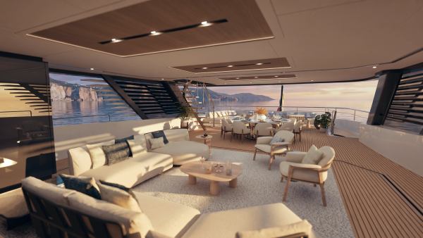 LOUNGE 40 131ft Antonini Navi Yacht For Sale