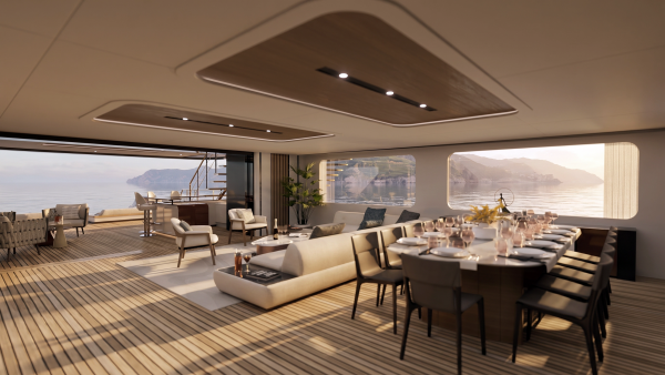 LOUNGE 40 131ft Antonini Navi Yacht For Sale