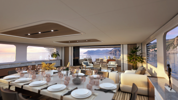 LOUNGE 40 131ft Antonini Navi Yacht For Sale