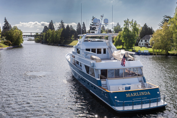 Photo of the 1989 Delta Marine Flybridge Motoryacht "Marlinda"