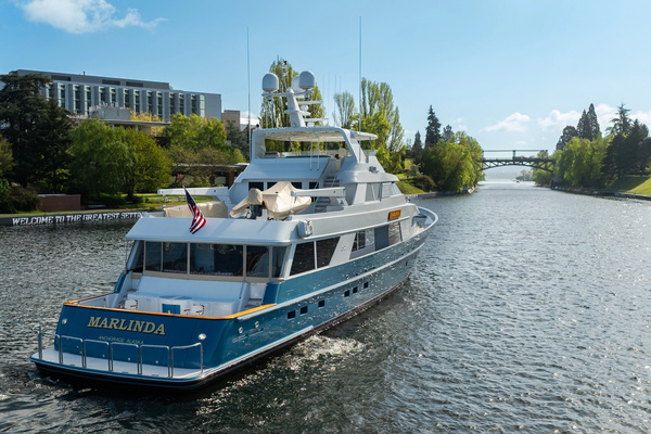 Photo of the 1989 Delta Marine Flybridge Motoryacht "Marlinda"