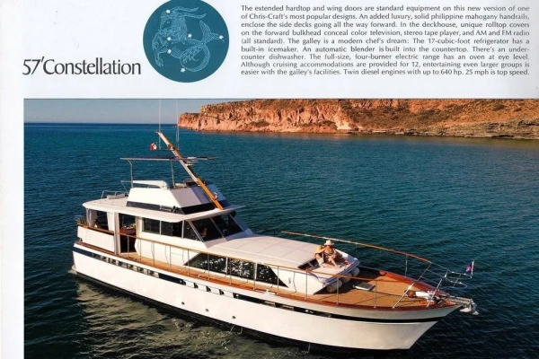 Chris-Craft 57 Constellation Yacht For Sale