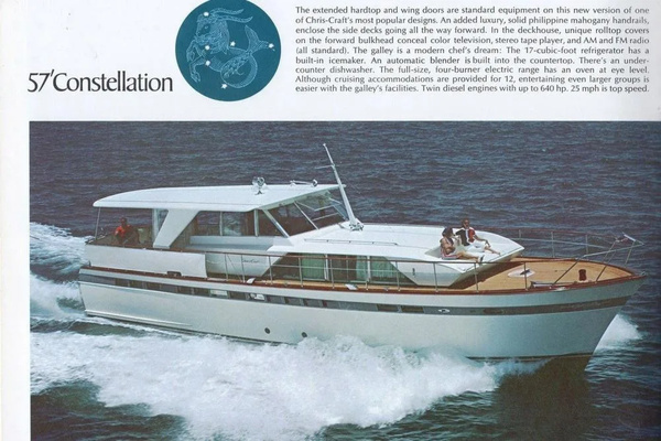 Photo of the 1966 Chris-Craft 57 Constellation "New School"