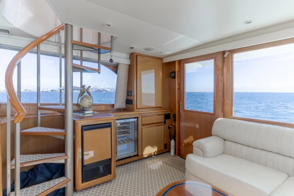Viking Enclosed Bridge Yacht For Sale