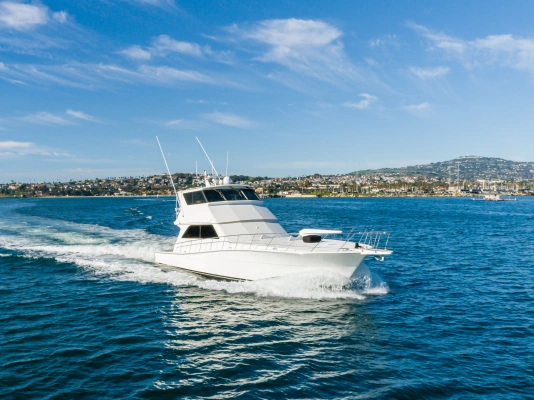 Viking Enclosed Bridge Yacht For Sale