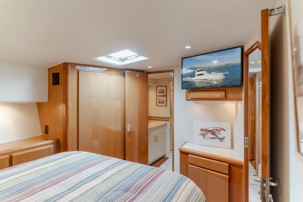 Viking Enclosed Bridge Yacht For Sale