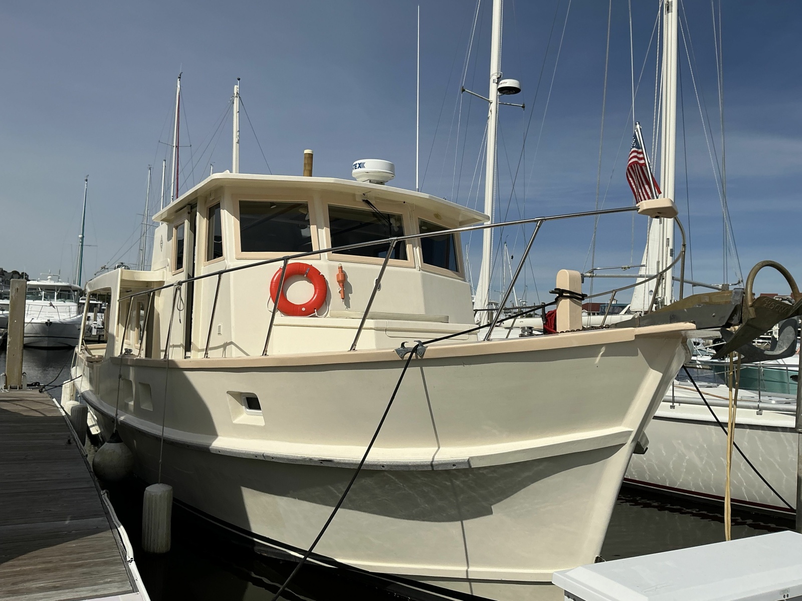 2009 Hugh Huff Custom Build Custom Raised Pilothouse Trawler 47